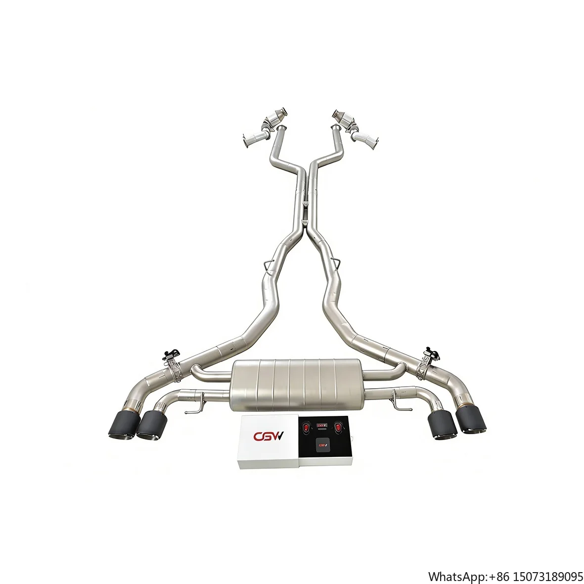 

Выхлопная система Owling Sound Performance Downpipe Catback с насадками на глушитель для X5M X6M 2025 с дистанционным управлением клапанами