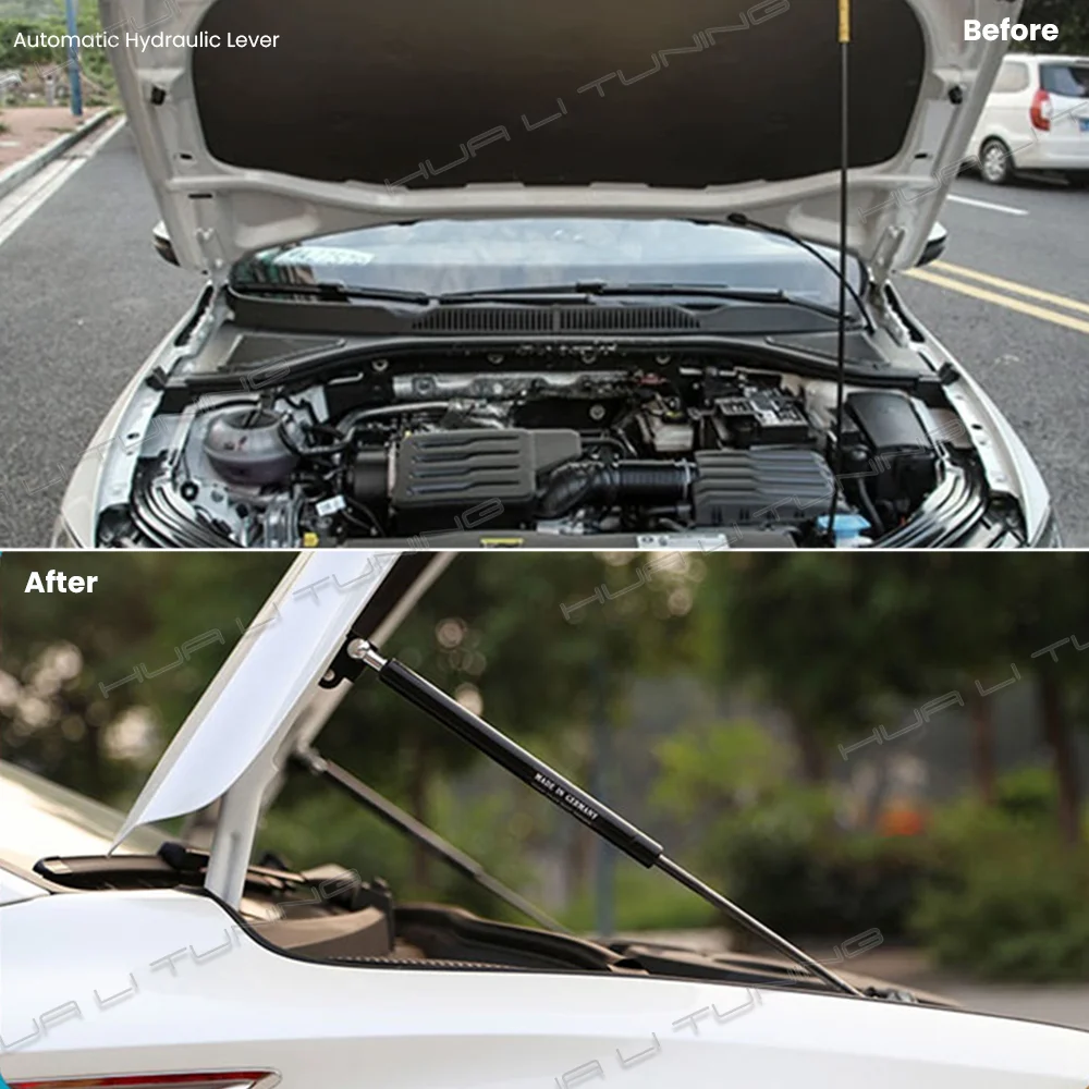 For BYD EV Dolphin, Atto3 2021-2024 Conversion Front Engine Hood Lift Hydraulic Rods Support Function Upgrade Auto Accessories