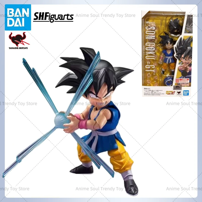 متوفر في المخزون بانداي S.H.Figuarts SHF دراغون بول جي تي سون جوكو كيد ألعاب قابلة للجمع هدية #1