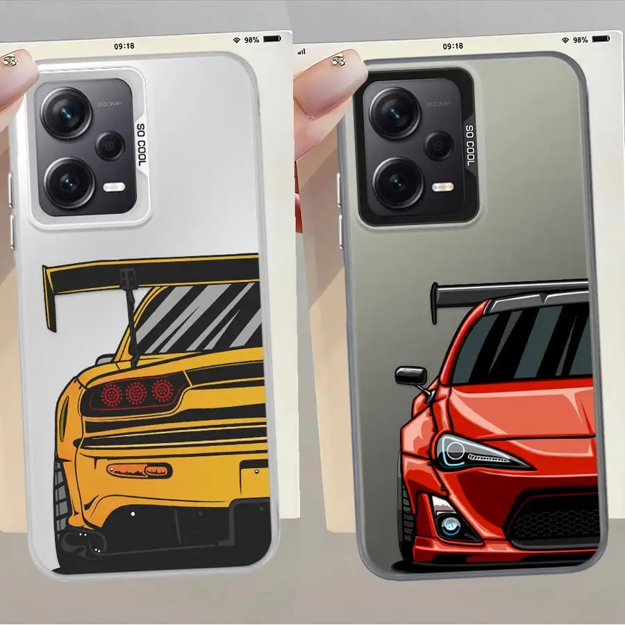 Capa traseira de telefone para Xiaomi Redmi 9C 13C A1 A2 Plus 10C A5 12C 9T 14C K60 Cool Car
