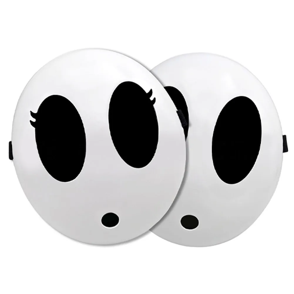 Máscara Shy Guys para adultos y hombres, casco de plástico para Cosplay, accesorios de disfraz, fantasía de Halloween