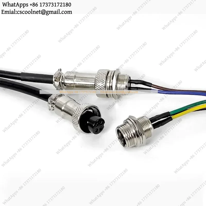 JS01 M12 Male Female Connector Cable Extension 2 3 4 5 6 7 Pin Aviation Plug 5A Welding Connection Cord Industrial Grade