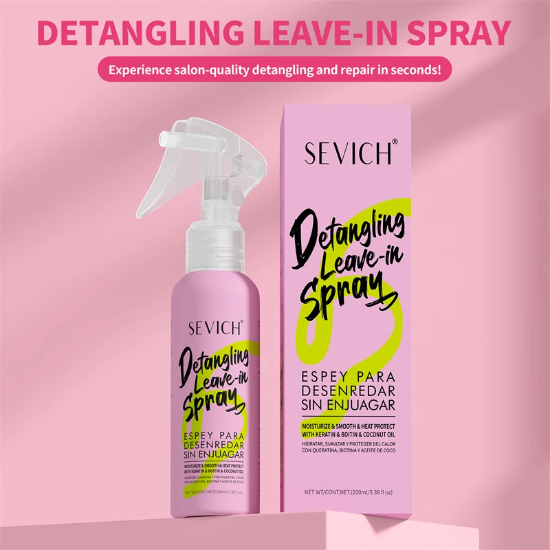 

Кератиновая маска для волос SEVICH, 100 мл, восстанавливающая волосы, маска для волос, спрей для сухих поврежденных волос, крем для ухода за волосами, мягкий гладкий увлажняющий кондиционер