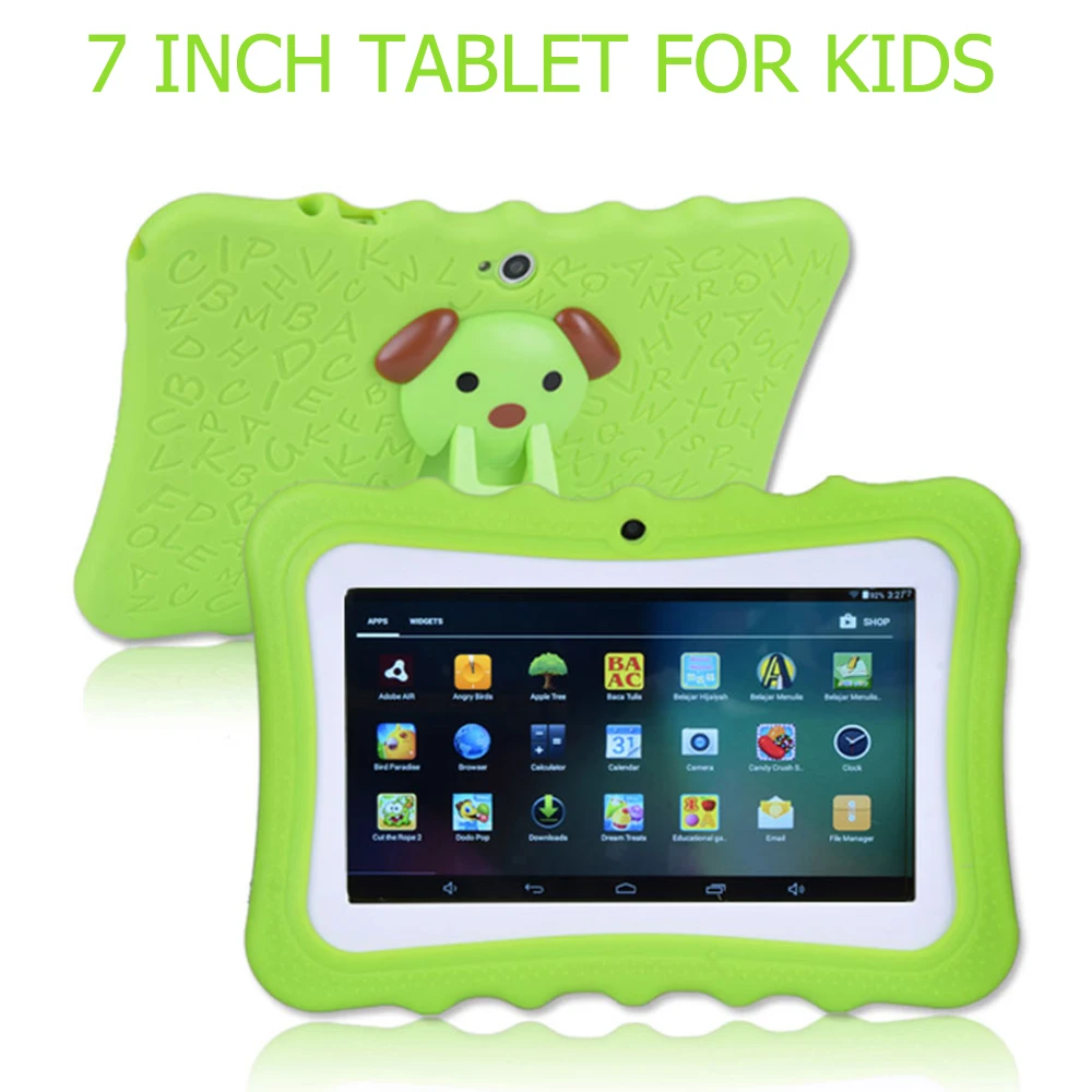 Learning Tablets for Kids 7 Inch 2GB 16GB Kids Tablet Toddler Educationa Toys Gift for Children HD Dual Cameras Android 10