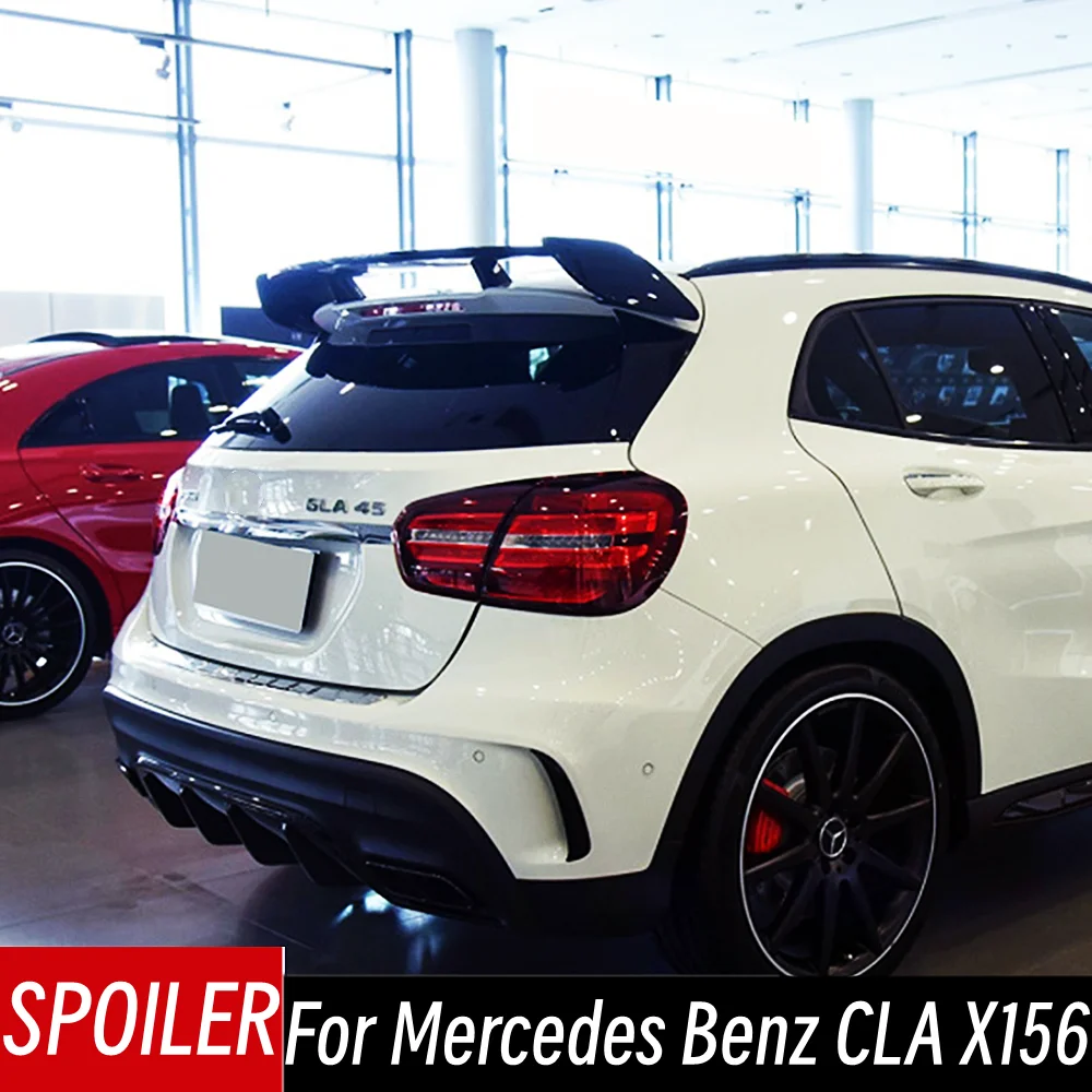 

Для Mercedes Benz CLA-Class X156 GLA45 GLA200 GLA220 GLA250 260 AMG 2013-2018 задняя крыша багажника спойлер крылья автомобильные аксессуары
