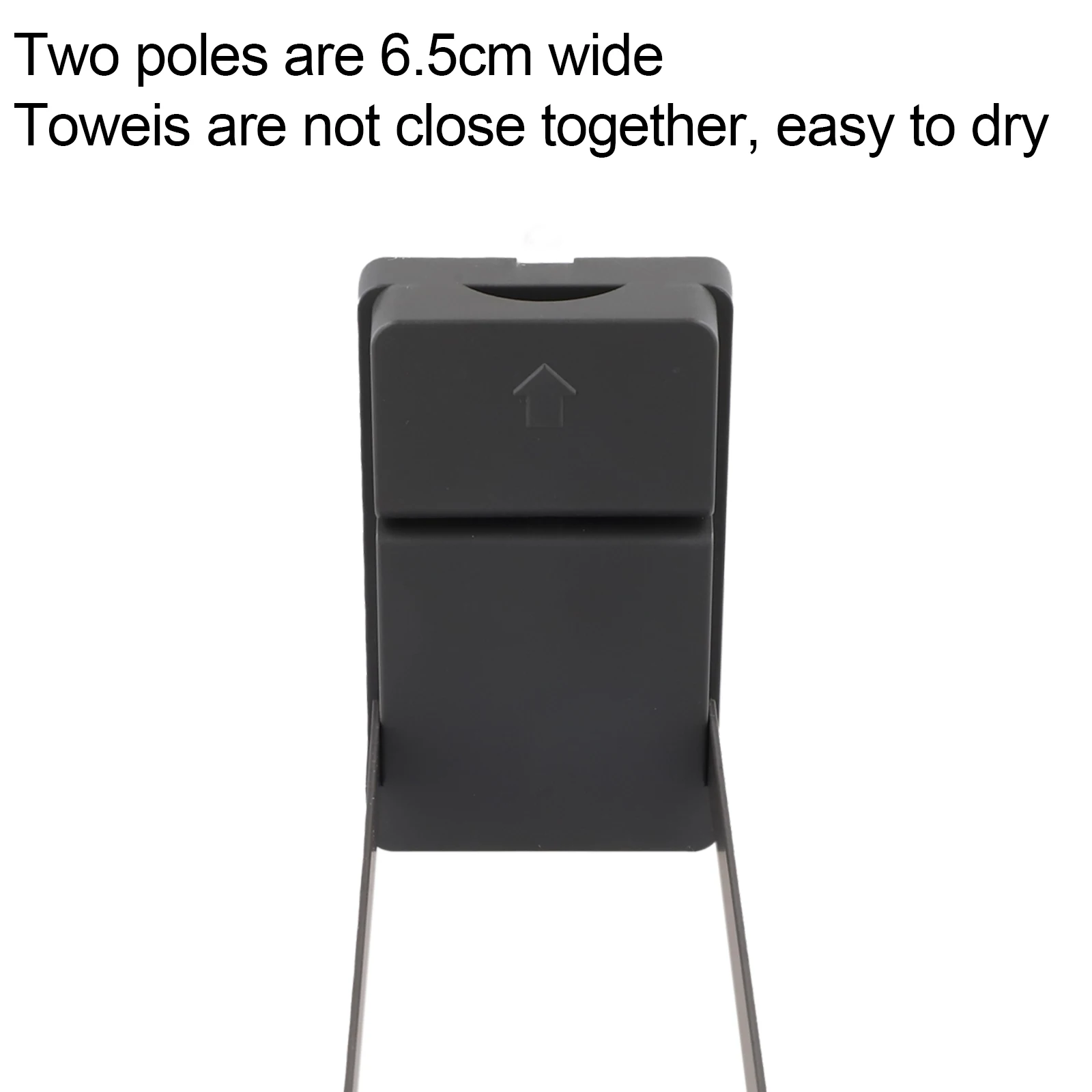 Folding Towel Rack with Suction Cup for Bathroom Wall Mounted Towel Holder Household Drying and Storage Space Saver