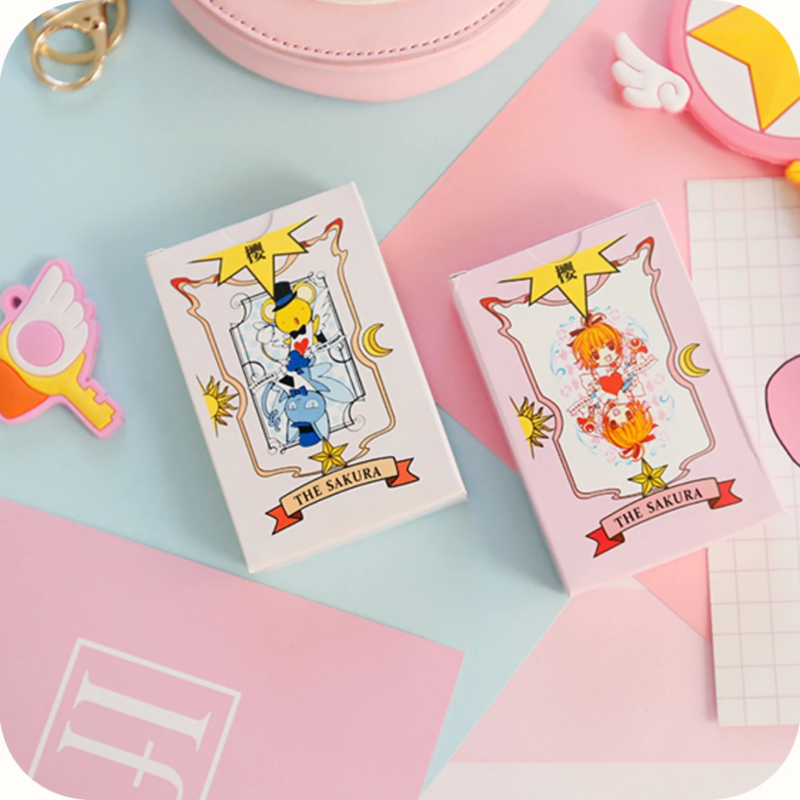 Anime Cardcaptor Sakura Cosplay Prps Clow Cards Sakura Cards Poker Cards Playing Card For Hallowmas Party Women Men Gift