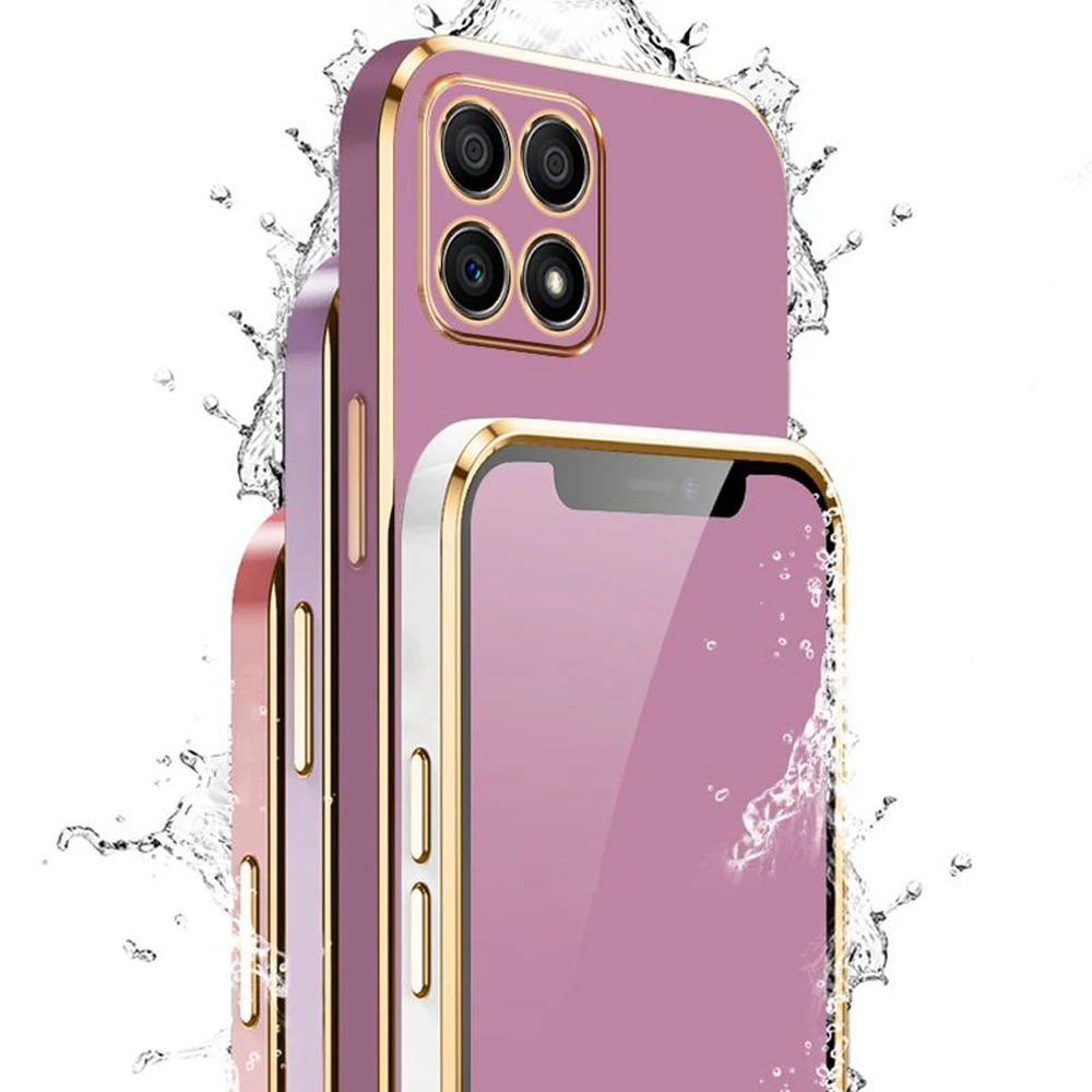 Picture 5: For Honor 70 Lite Case Honor 70 Lite Cover Luxury Square Plating Honor 70 Phone Case RBN-NX1 Shockproof Honor 50 Lite Back Cover