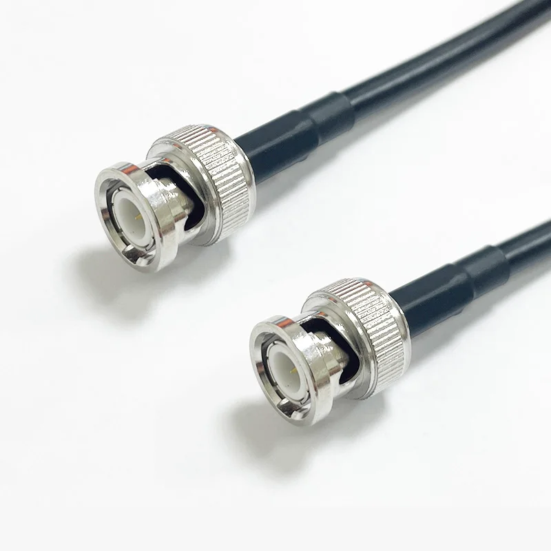 Cables Low Loss BNC Extension Coaxial Cable 50 Ohm RG58 with BNC Connectors for Antennas, RF Radios, Modems, Oscilloscopes