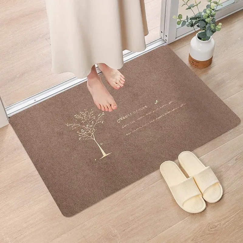 Solid Welcome Entrance Doormats Carpets Rugs For Home Bath Living Room Floor Stair Kitchen Hallway Non-Slip Carpet
