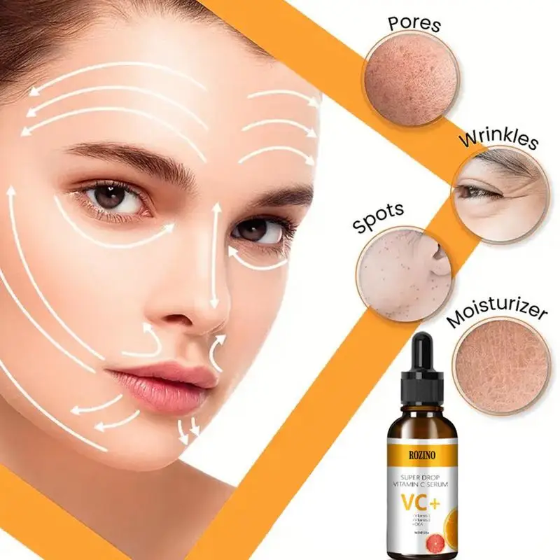 Vitamin C Serum Oil Lightening Hydrating Face Oil Black Spot Remover Repairs Skin Reduces Fine Lines Skin Brightening For Face