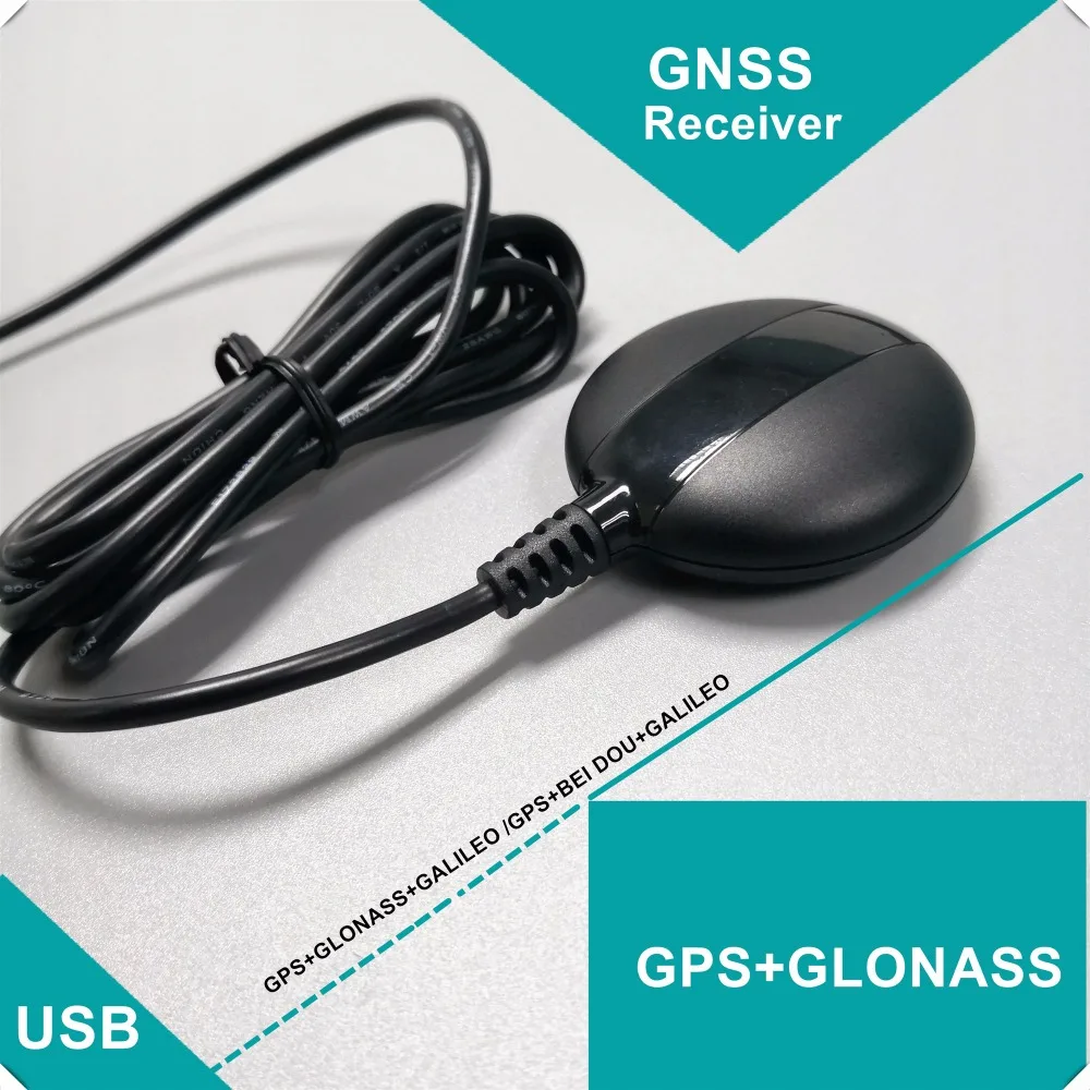 USB gps receiver GNSS GPS GLONASS receiver module antenna,M8030 dual GNSS BDS receiver  replace BU353S4,0183NMEA  Built in FLASH