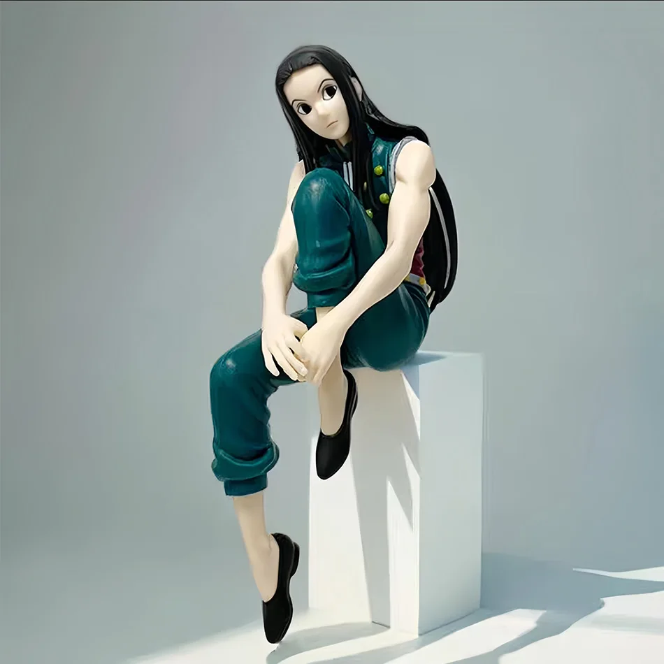11.5-14 cm Hunter×Hunter Anime Figuur Kurapika Action Figure Chrollo Illumi Hisoka Beeldje Collectie Noodle Stopper Model Speelgoed