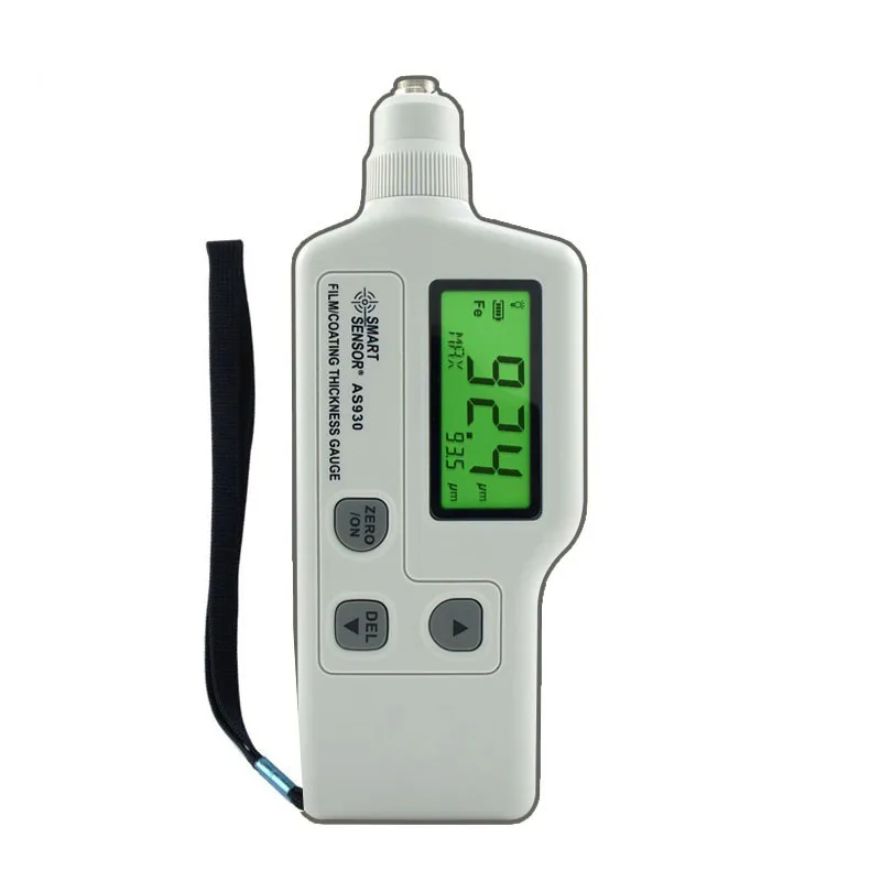 AS930 Iron-based magnetic / zinc Film Coating car paint Thickness Gauge meter Car-detector Measuring Range 0-1800um