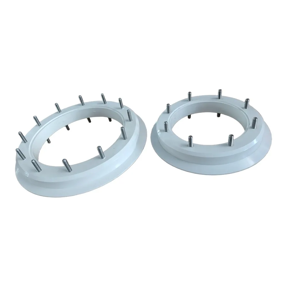 Sand Filter Head Flange with Dual Screws for 1.5 Inch Pool Filter Tank ABS Material Stainless Steel Fasteners for Long Term Use