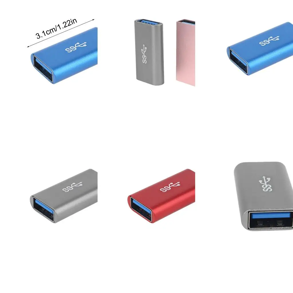 USB Female to Female Adapter Converter Portable for Tablet Computer