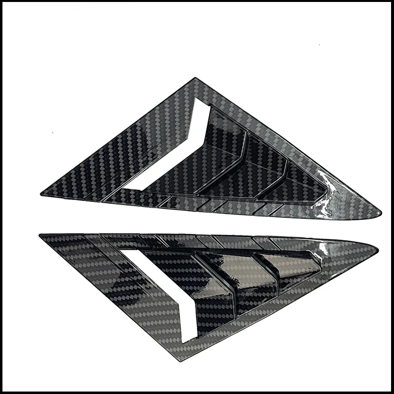 Car Styling For VW Golf 7 MK7 MK7.5 2013~2019 Front Triangle Window Blind Shades Louver Vent Cover Sticker Trim Accessories