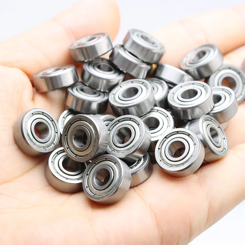 10 stks Kleine Mini Lagers 4x7x2.5 5x8x2 5x10x4 6x10x3 8x22x7 voor Fiets RC Auto Speelgoed 3D Printer Beugel 608zz Miniatuur Kogellager