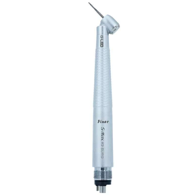 45 degree den tal Turbine Handpiece rear exhaust den tal high speed handpiece led