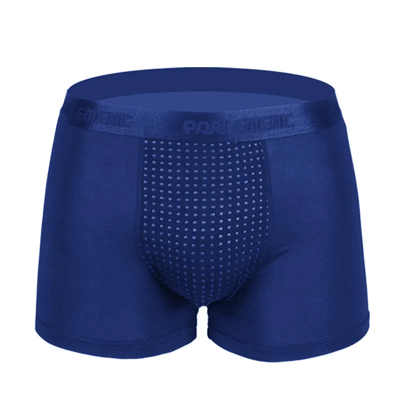 Heren Boxershort Modal Ondergoed Man Effen Slipje Ademende Magnetische Tas Onderbroek Mannen Kofferbak Cueca Calzoncillo Plus Size