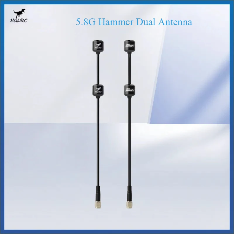 

HGLRC 5.8G Hammer Dual Antenna 5.65GHz RHCP LHCP SMA 170mm Dual-core RF RC FPV Quadcopter DIY Drone Freestyle Accessories Parts