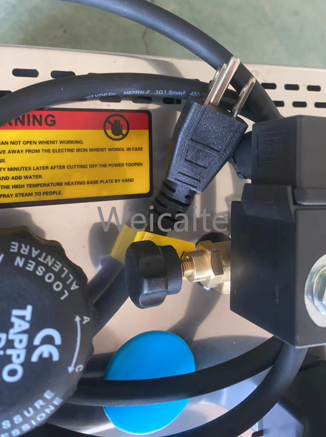 QK-76 tipo leve corpo de aço inoxidável 2L roupas equipamento auxiliar caldeira a vapor de ferro elétrico