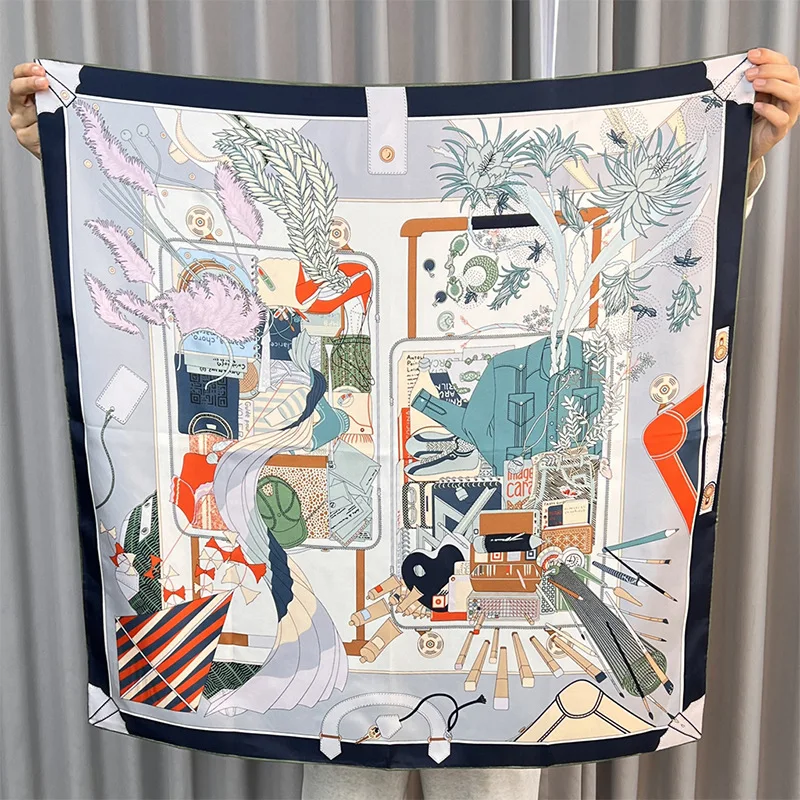 nouvelle-Echarpe-carree-en-soie-de-murier-100-14-mommes-tissage-serge-printemps-Ete-cadeau-pour-mere-et-ainee-tendance