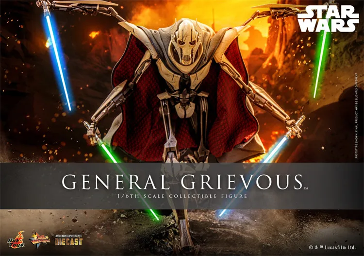 In Voorraad HotToys MMS760-D67 Star Wars General Grievous 1/6 Soldaat Figuur Animatie Action Figure Speelgoed Gift Model Collectie