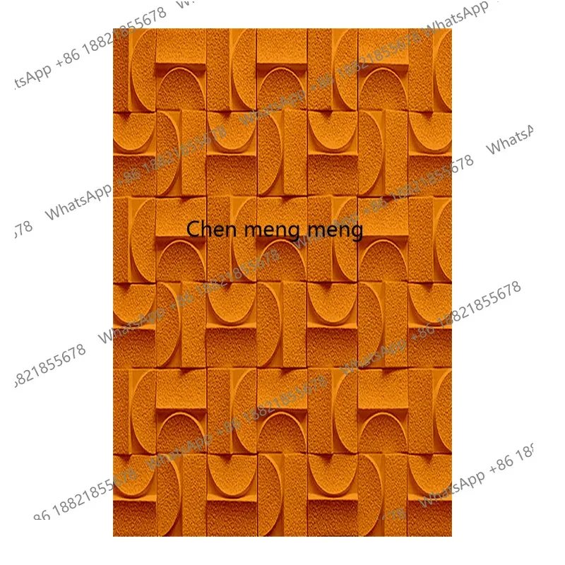 H178Living room sofa background wall hanging three-dimensional wood carving mural art bedroom bedside painting