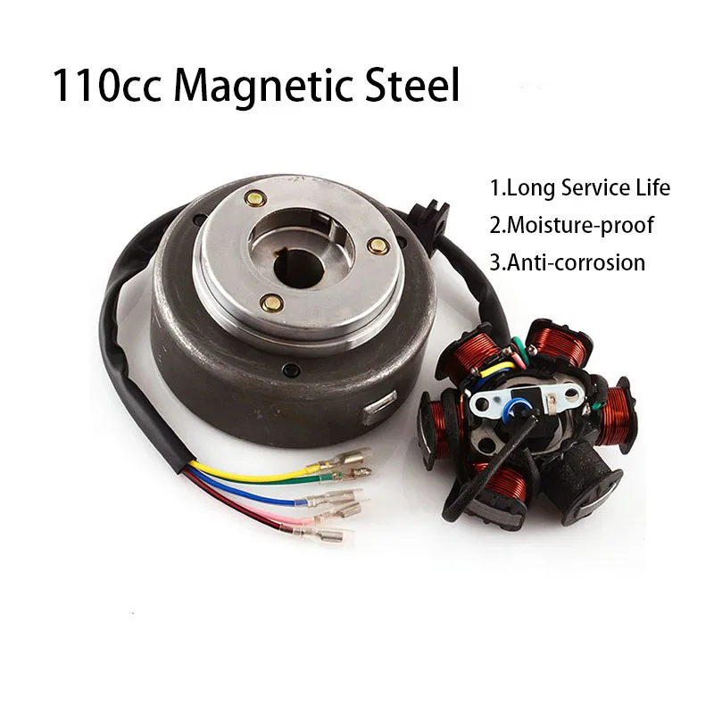 Engine Accessories Motor Magnetic Steel With Coil Applicable To The Horizontal Engine Of ATV Off-road Motorcycle Tricycle