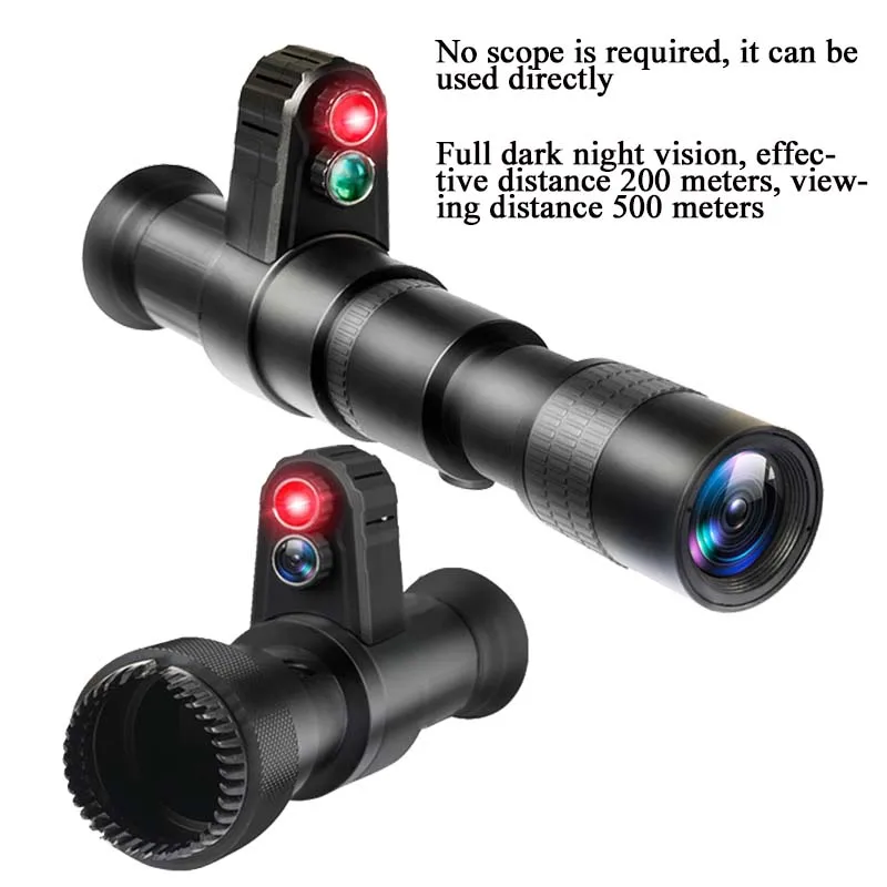 500M Full Dark Viewing Distance Monocular Cross Cursor Digital Day Night Vision Instrument Infrared Telescope Hunting Equipment