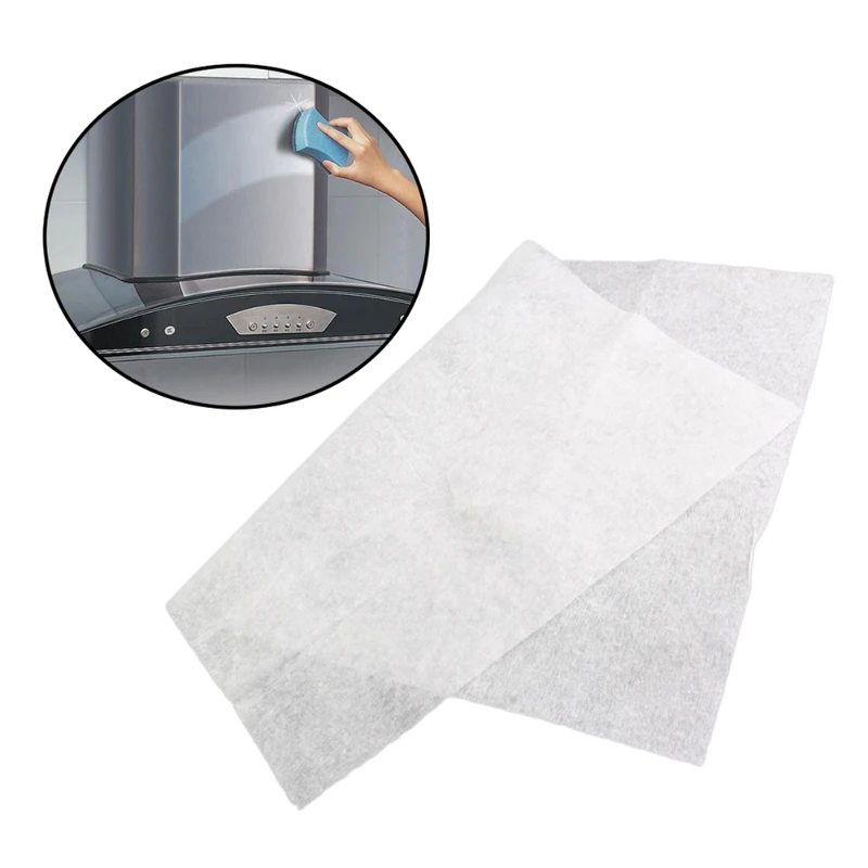 Disposable Kitchen Oil Filter Paper Absorbing Paper Non-woven Anti Oil Cotton Filters Cooker Hood Extractor Fan Filter Non-woven