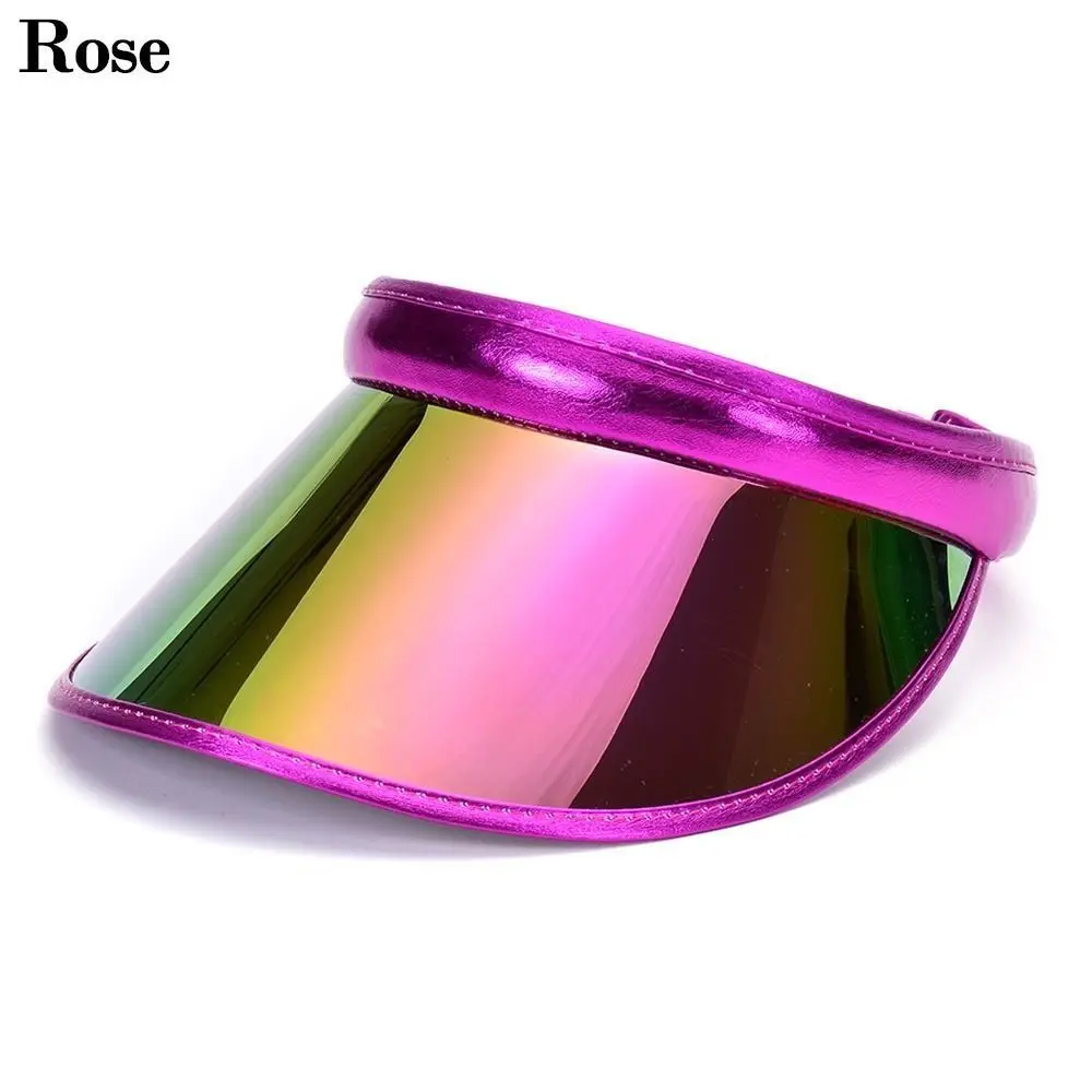 

New Plastic Summer Baseball Hat PVC Women Men Anti-UV Sunshade Hat Transparent Bicycle Sun Hat Outdoor Sunshade