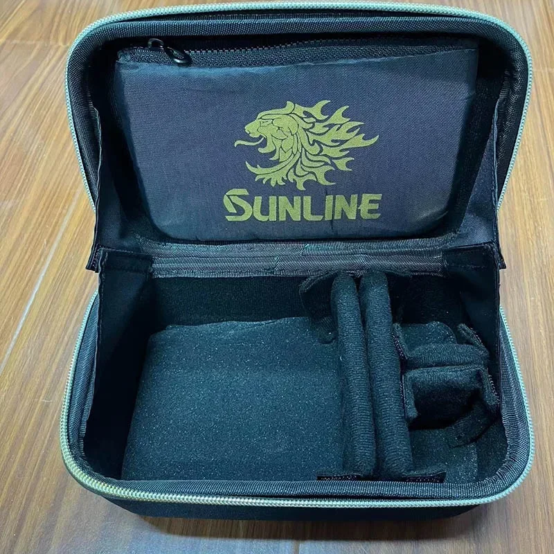 Imagem -04 - Sunline-portátil Pesca Roda Bolsa de Armazenamento Eva Case Protetor Waterproof Reel Box Tackle Bolsa Acessórios de Pesca