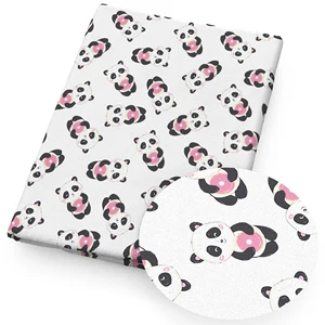 Polyester Baumwollstoff für DIY -Puppenkleidung, Swet -Donuts, Panda, Standardtiere, Quilt, handgefertigte Projekte, 50 x 45 cm 6 Hauptverkäufe der Massenlaminierung - №2