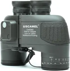 USCAMEL 10x50 binocolo marino BAK4 impermeabile con bussola telemetro per la vela canottaggio pesca sport acquatici