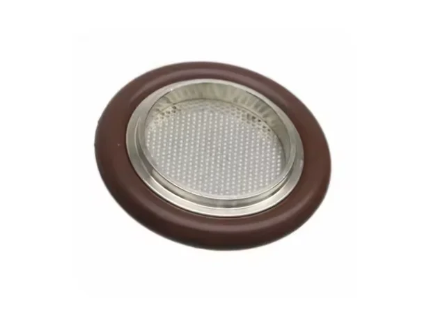 Braket Tengah Stainless Steel 304 KF16 KF25 KF40 KF50 dengan Jaring + O-ring Fluor untuk Flange Tri Clamp Vakum