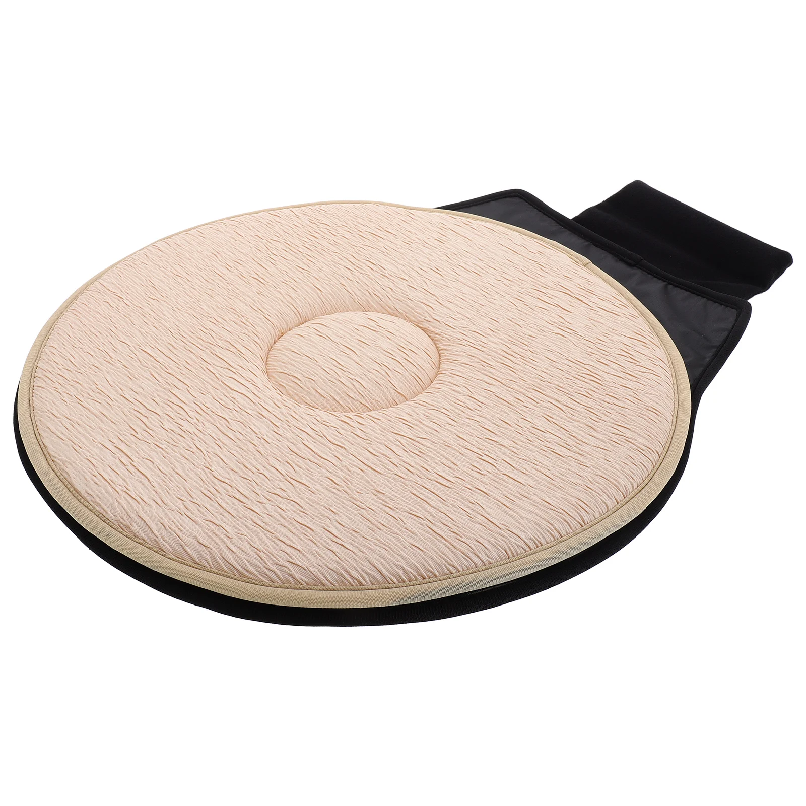 

360 Degree Swivel Car Pillow Elderly Rotating Pad Portable Round Automotive Cushion Beige Health Lightweight For Pregnant Women