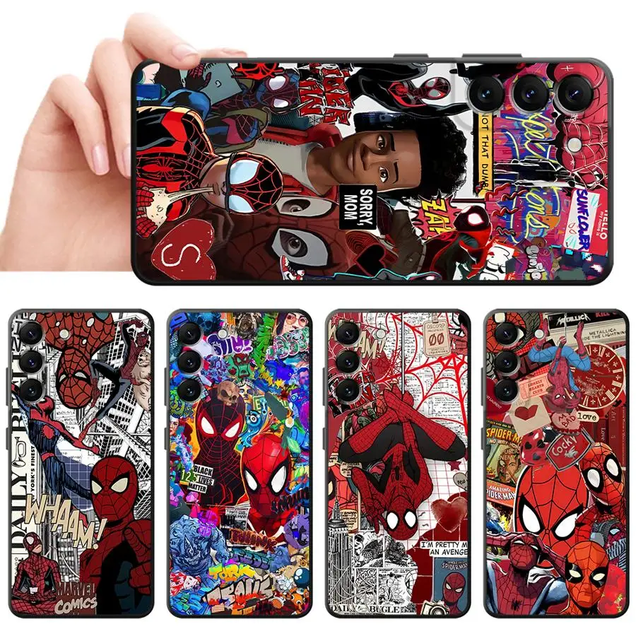 Spider-Man Beyond Universe Phone Case for Samsung Galaxy Note 20 Ultra 10 Plus 10 Lite 9 8 S10 S9 S8 Plus soft shell