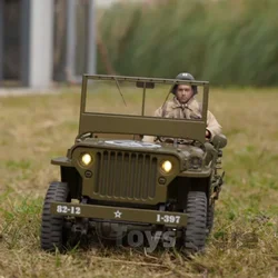 New 1:12 1941 For Willys Mb Scaler Willys Jeep 2.4g 4wd Rtr Crawler Climbing Scale Military Truck Buggy Rc Car Adult Kid Gifts