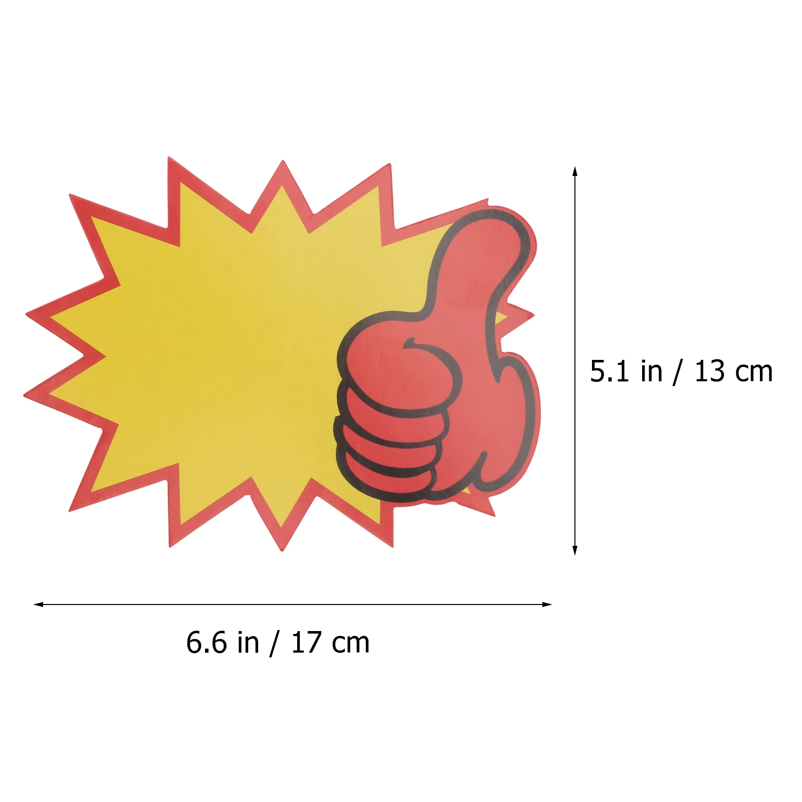 

100 Pcs Price Tag Take-down Tags Marking Sticker Sale for Retail Label Advertising Stickers Paper Signs Store Promotion