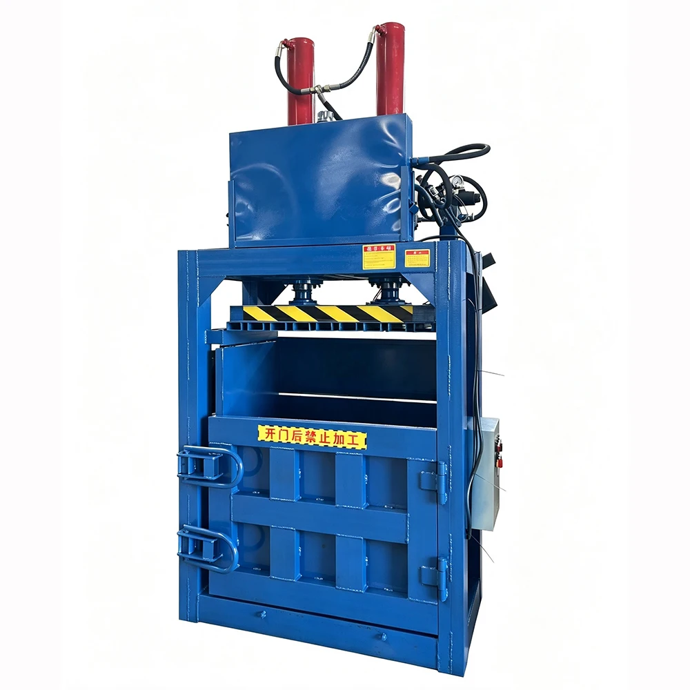 Factory Sells High-efficiency Vertical Hydraulic Balers For Compressing Various Materials At Low Prices.