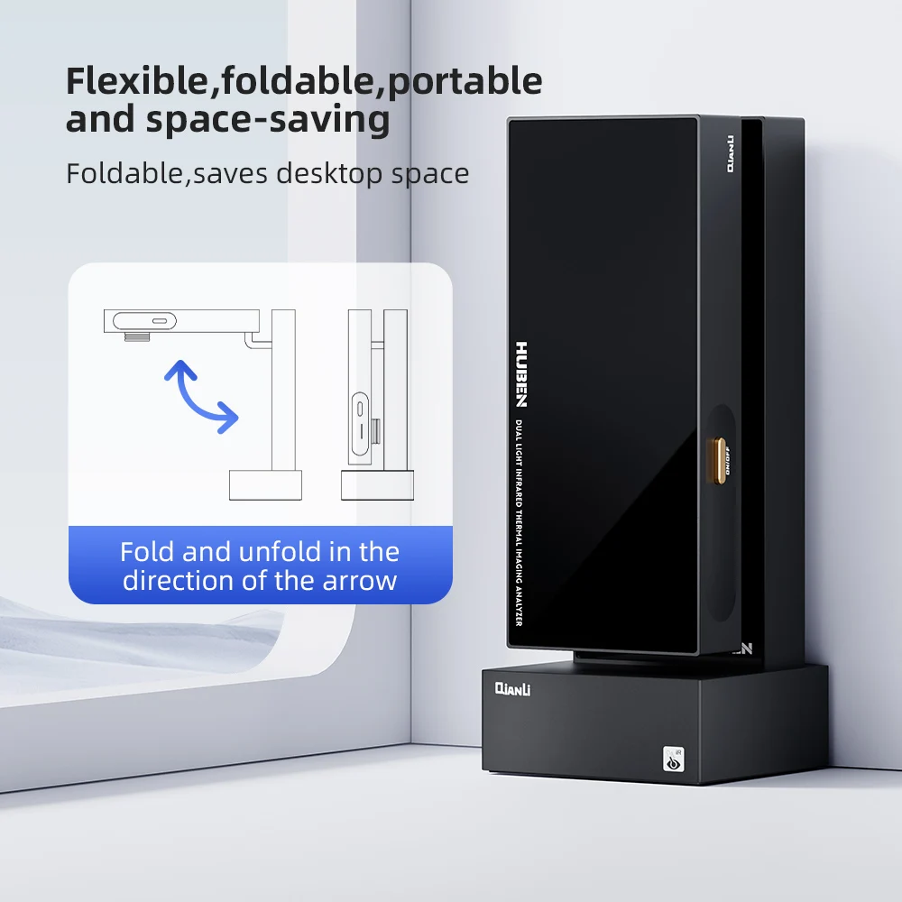 Qianli L256 iStele Telecamera termica a infrarossi dual-spectral per telefono PCB Diagnosi guasti Strumento di riparazione rilevamento temperatura perdite