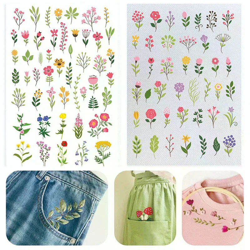 

Цветной водорастворимый стабилизатор для ручной вышивки «Подсолнух», моющийся, для отработки навыков вышивания иглой