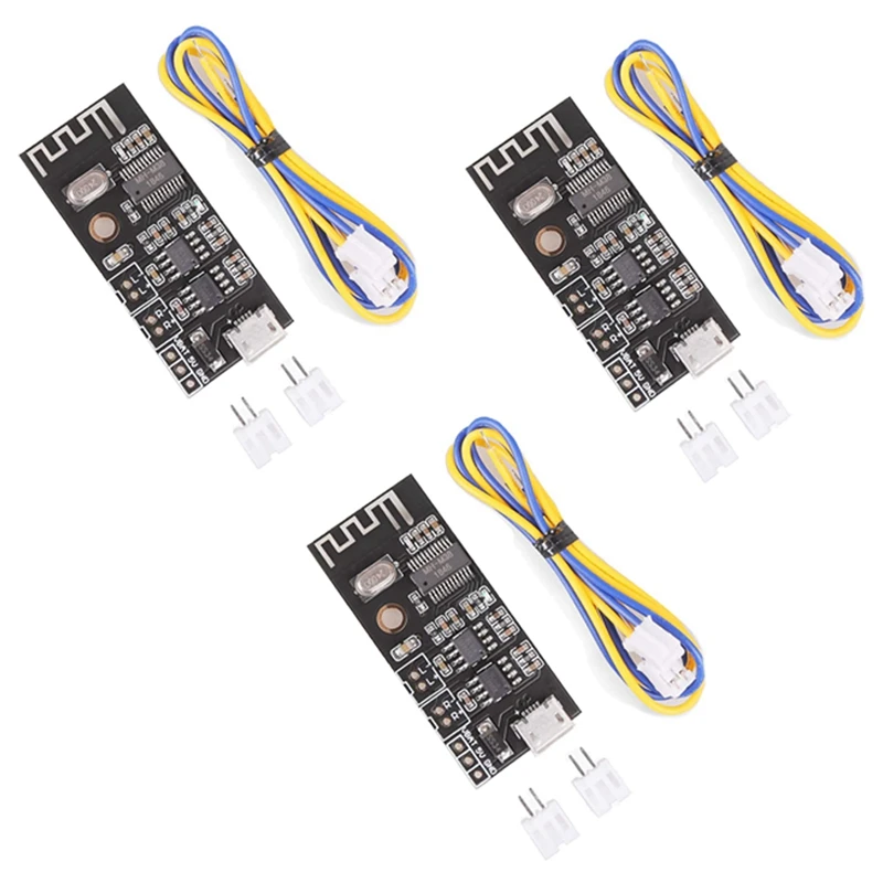 2025 New-3X Bluetooth Amplifier Board, 5W +5W Output Power, DC 3.7V-4.2V/5V Mini Bluetooth Speaker Board