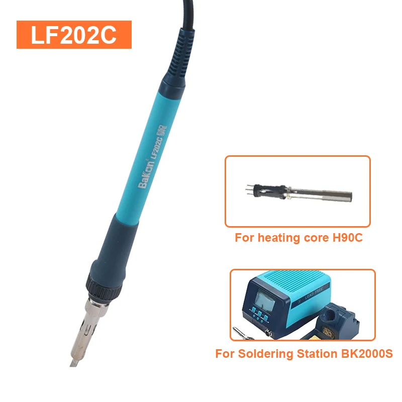 Bakon High Frequency Soldering Station Series Handle LF202C Suit For BK2000S LF202 Suit for BK2000A LF100 Suit For BK1000