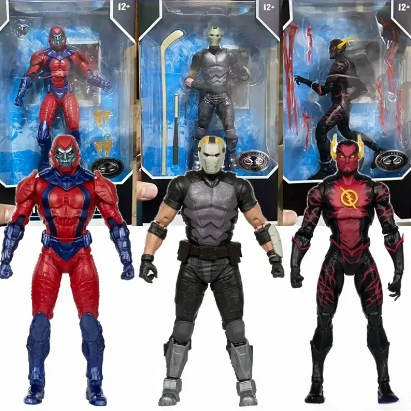 

McFarlane супергерой спортивный мастер, обратная вспышка, охотники человека, 7 дюймов, аниме, экшн-фигурка, подвижная фигурка, игрушки, подарки для детей