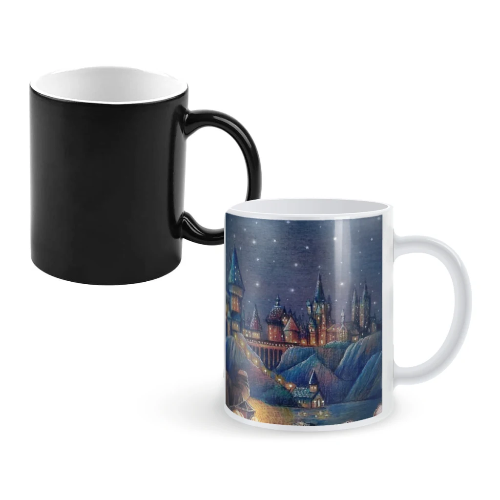 

Welcome homeCoffee Mugs And Mug Creative Color Change Tea Cup Ceramic Milk Cups Novelty Gifts