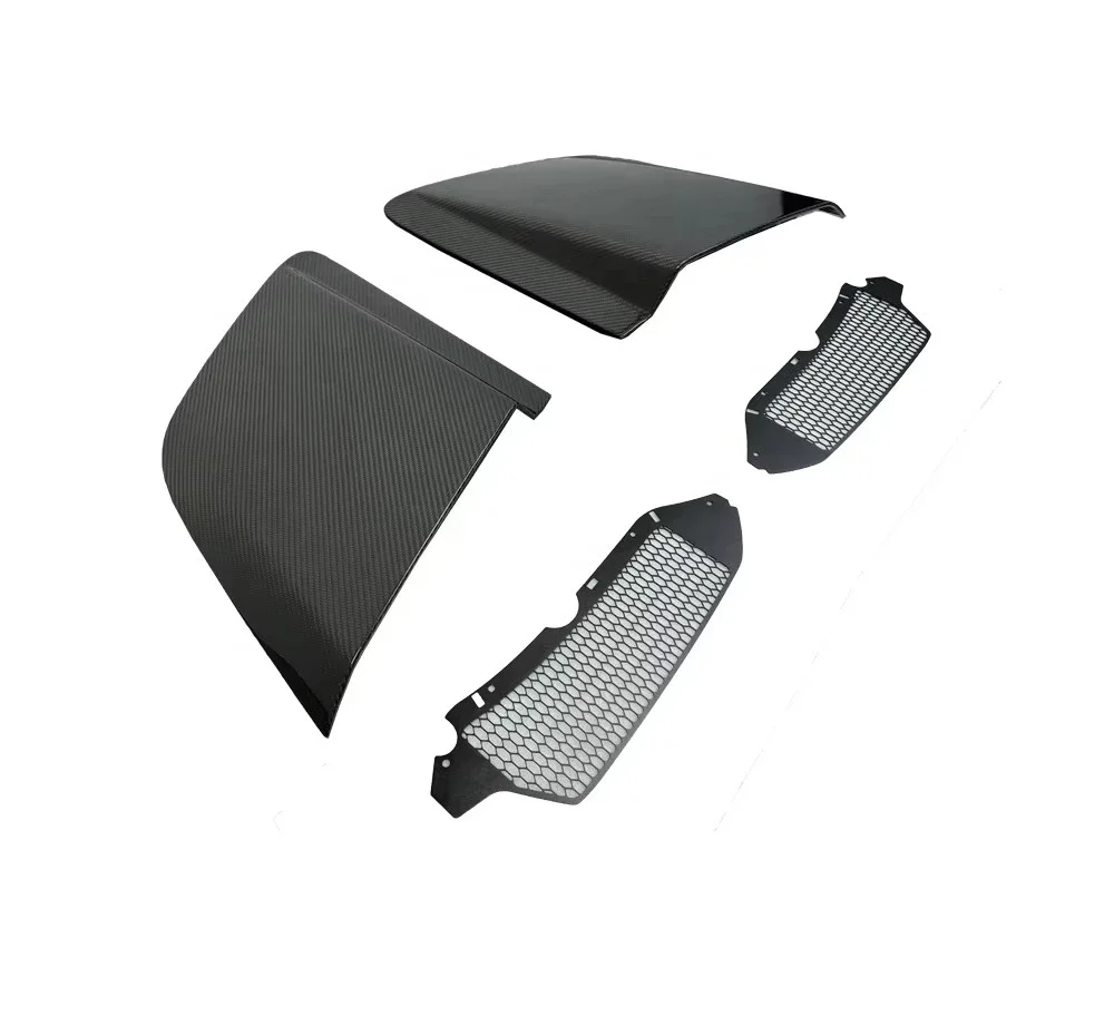 21-23 Dry Carbon Fiber Side Vent Trim Side Plate /side Door Panel for R8 Air Intake Panels/capristo Style