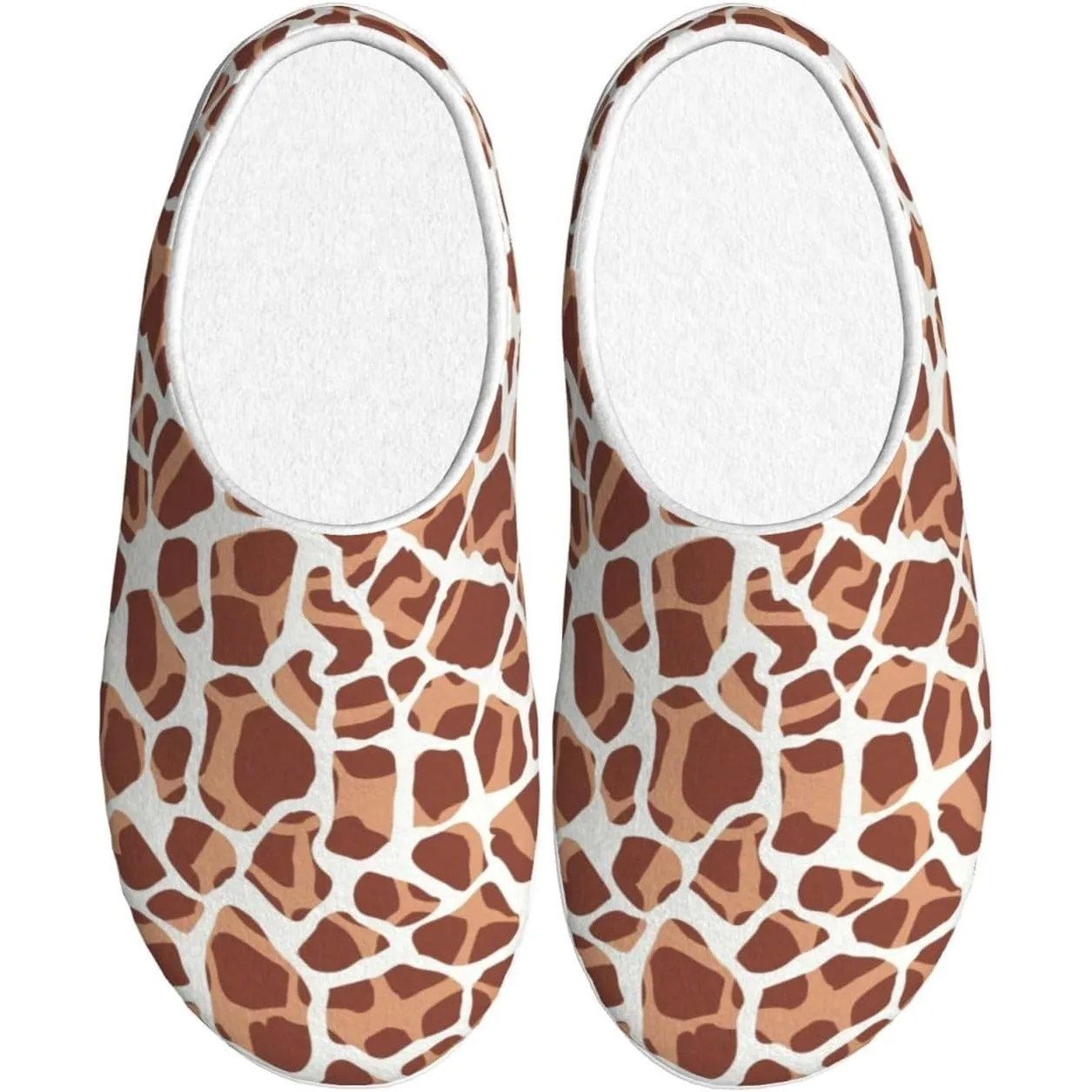 

Funny Giraffe Animal Print Adult Cotton Slippers Home House Indoor Shoes Plush Slipper